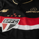 Camisa São Paulo III 25/26 s/n° Torcedor Comemorativa New Balance Masculina - Preto+Vermelho